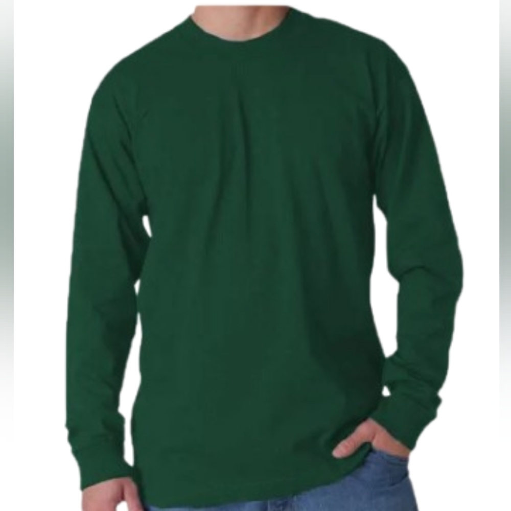 Mossy Oak Green Unisex Long Sleeve Crewneck Shirt Sz 2XL